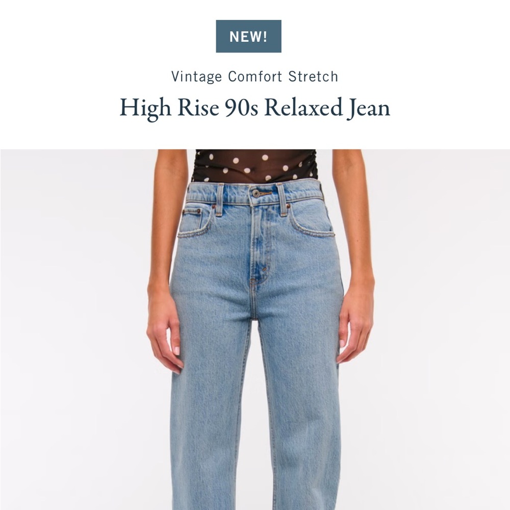 High rise 90s relaxed fit jean